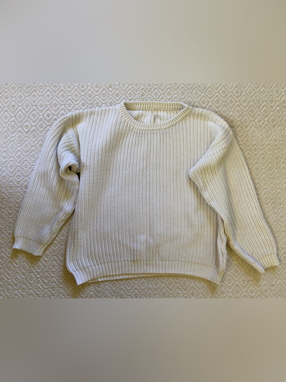 Oat and Co chunky knit sweater